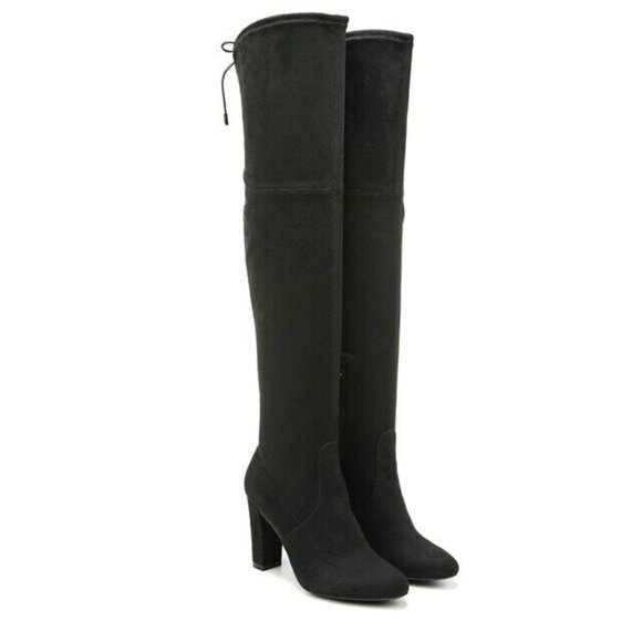 Fergalicious Gladice Black Over The Knee Boots - Picture 1 of 13